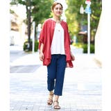 【大きいサイズ】バンドカラーシアーブラウス | eur3 | 詳細画像4
