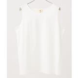 【大きいサイズ/soso×eur3】バンドカラーシャツタンクトップセット | eur3 | 詳細画像14 