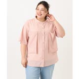 【大きいサイズ/soso×eur3】バンドカラーシャツタンクトップセット | eur3 | 詳細画像4 