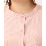 【大きいサイズ/soso×eur3】バンドカラーシャツタンクトップセット | eur3 | 詳細画像7 