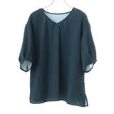【大きいサイズ】エンボスドットブラウス | eur3 | 詳細画像7