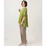 【大きいサイズ】シャーリングシア―ブラウス | eur3 | 詳細画像4