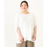 【大きいサイズ】ギャザーブラウス | eur3 | 詳細画像19 