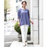 【大きいサイズ】ギャザーブラウス | eur3 | 詳細画像3 