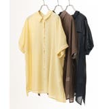 【大きいサイズ/接触冷感】シア―ボクシーシルエットブラウス | eur3 | 詳細画像27