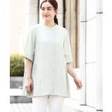 【大きいサイズ/a.v.v×eur3】バックプリーツブラウスチュニック | eur3 | 詳細画像1 