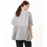 【大きいサイズ/a.v.v×eur3】バックプリーツブラウスチュニック | eur3 | 詳細画像19 