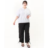 【大きいサイズ】裾ドロストショート丈シャツ | eur3 | 詳細画像30 