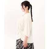 【大きいサイズ】スピンドルヘムブラウス | eur3 | 詳細画像6 