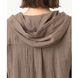 【大きいサイズ】シアーフーディー半袖ブラウス | eur3 | 詳細画像11 