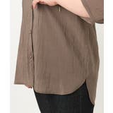 【大きいサイズ】シアーフーディー半袖ブラウス | eur3 | 詳細画像13 