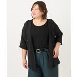 【大きいサイズ】シアーフーディー半袖ブラウス | eur3 | 詳細画像27 