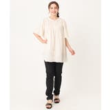 【大きいサイズ/a.v.v×eur3】サテンシャーリングブラウス | eur3 | 詳細画像15 