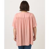 【大きいサイズ/a.v.v×eur3】サテンシャーリングブラウス | eur3 | 詳細画像5 