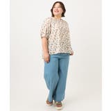 【大きいサイズ】フラワープリントブラウス | eur3 | 詳細画像13 