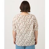 【大きいサイズ】フラワープリントブラウス | eur3 | 詳細画像5 