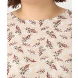 【大きいサイズ】フラワープリントブラウス | eur3 | 詳細画像7 