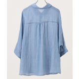 【大きいサイズ】バックギャザーシャツ | eur3 | 詳細画像2