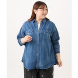 【大きいサイズ】シア―デニムシャツ | eur3 | 詳細画像16 