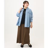 【大きいサイズ】シア―デニムシャツ | eur3 | 詳細画像3 