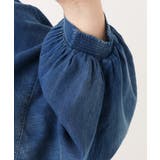 【大きいサイズ】ノーカラーシア―デニムシャツ | eur3 | 詳細画像18 