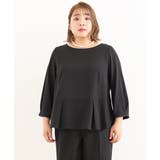 【大きいサイズ/11号サイズあり/セットアップ対応】サテンストレッチブラウス | eur3 | 詳細画像5