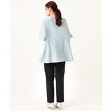 【大きいサイズ】ペプラムブラウス | eur3 | 詳細画像3 