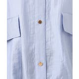 【大きいサイズ】シアーハーフスリーブシャツ | eur3 | 詳細画像13 