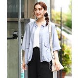 【大きいサイズ】シアーハーフスリーブシャツ | eur3 | 詳細画像17 