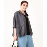 【大きいサイズ】シアーハーフスリーブシャツ | eur3 | 詳細画像18 