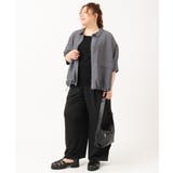 【大きいサイズ】シアーハーフスリーブシャツ | eur3 | 詳細画像25 