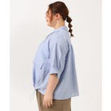 【大きいサイズ】シアーハーフスリーブシャツ | eur3 | 詳細画像5 