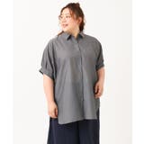 【大きいサイズ/a.v.v×eur3】接触冷感シアーブラウス | eur3 | 詳細画像16 