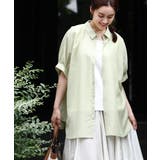 【大きいサイズ/a.v.v×eur3】接触冷感シアーブラウス | eur3 | 詳細画像3 