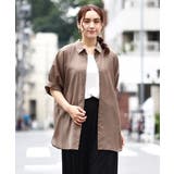 【大きいサイズ/a.v.v×eur3】接触冷感シアーブラウス | eur3 | 詳細画像7 