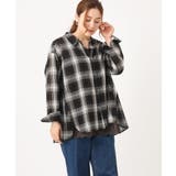 アイボリー(80) | 【大きいサイズ】コットンシアーシャツ | eur3