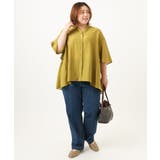 【大きいサイズ/LAVEANGE×eur3】バックフレアチュニック | eur3 | 詳細画像19