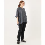 【大きいサイズ/LAVEANGE×eur3】バックフレアチュニック | eur3 | 詳細画像24
