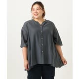 【大きいサイズ/LAVEANGE×eur3】バックフレアチュニック | eur3 | 詳細画像26