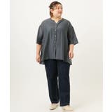 【大きいサイズ/LAVEANGE×eur3】バックフレアチュニック | eur3 | 詳細画像29