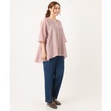 【大きいサイズ/LAVEANGE×eur3】バックフレアチュニック | eur3 | 詳細画像3