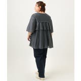 【大きいサイズ/LAVEANGE×eur3】バックフレアチュニック | eur3 | 詳細画像30