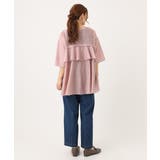 【大きいサイズ/LAVEANGE×eur3】バックフレアチュニック | eur3 | 詳細画像4