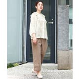 【大きいサイズ】シフォンボタニカルブラウス | eur3 | 詳細画像13 