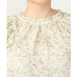 【大きいサイズ】シフォンボタニカルブラウス | eur3 | 詳細画像19 