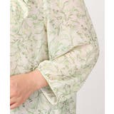 【大きいサイズ】シフォンボタニカルブラウス | eur3 | 詳細画像20 