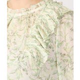 【大きいサイズ】シフォンボタニカルブラウス | eur3 | 詳細画像23 