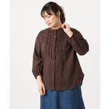 【大きいサイズ】コットンフリルブラウス | eur3 | 詳細画像21 