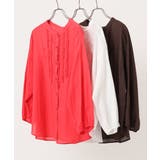 【大きいサイズ】コットンフリルブラウス | eur3 | 詳細画像24 