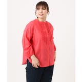 【大きいサイズ】コットンフリルブラウス | eur3 | 詳細画像4 